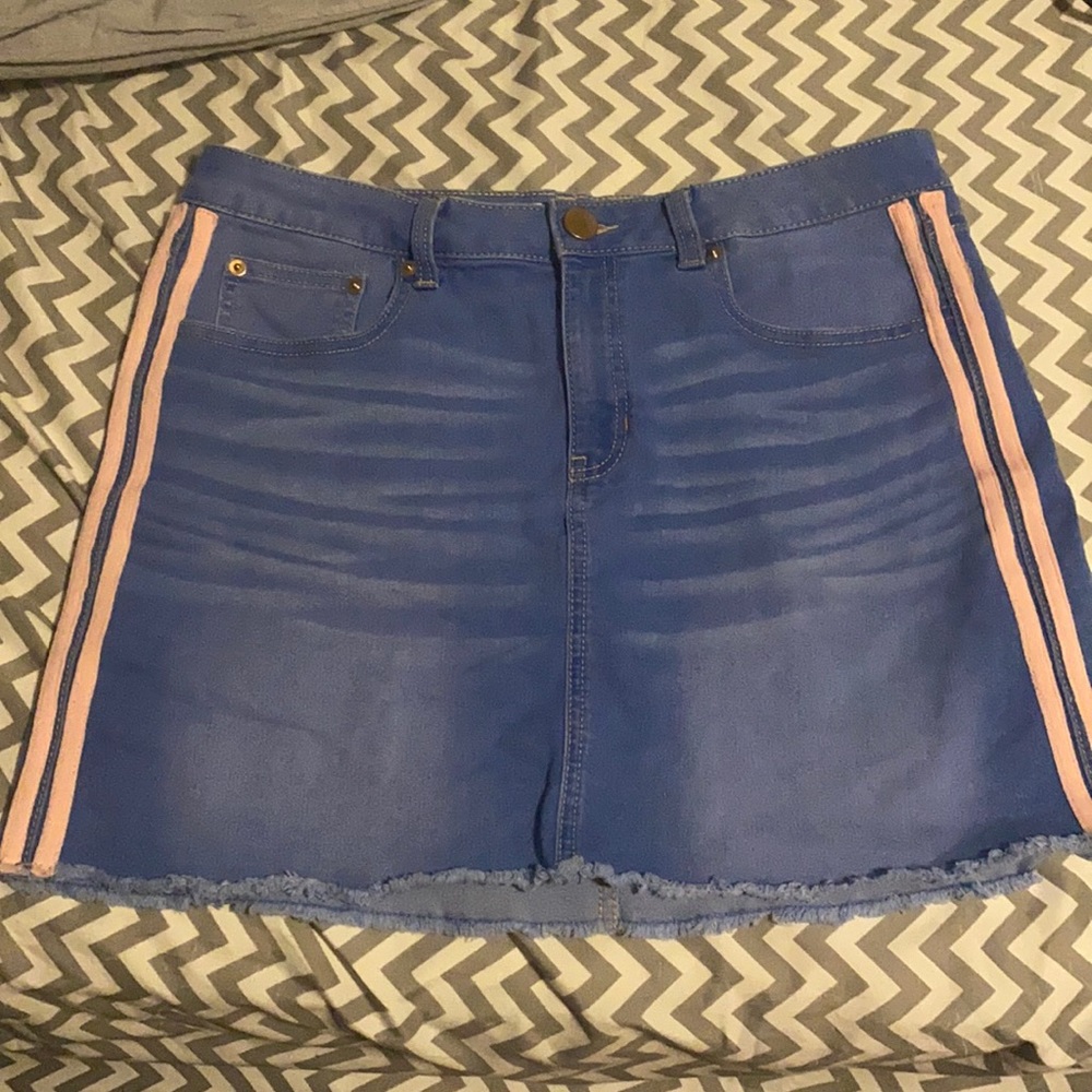 Jean skirt. Never worn